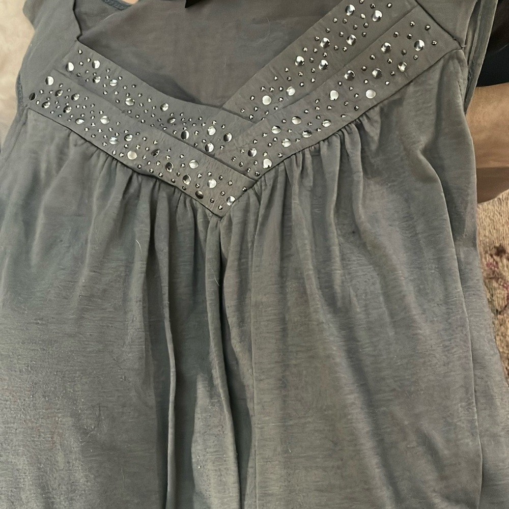 Sparkly studded tank